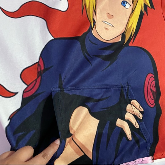 minato uzumaki naruto anime hoodie NWOT lightweight - Picture 6 of 6